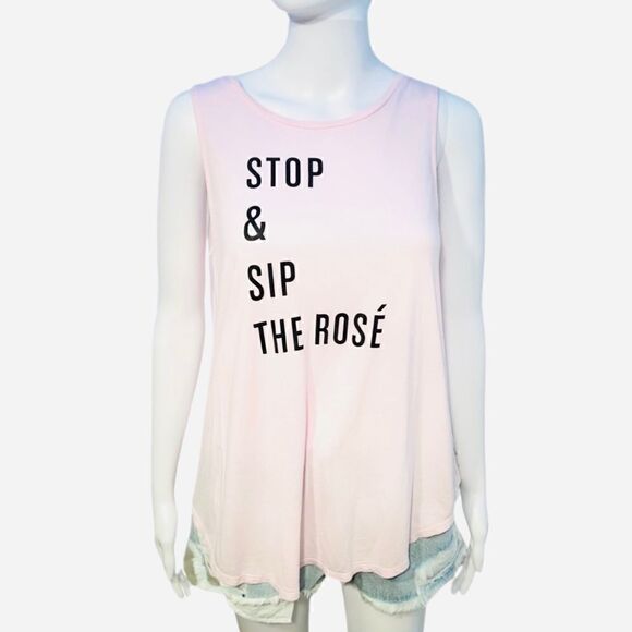 Old Navy Stop & Sip The Rosé Yoga Tank - Picture 6 of 10
